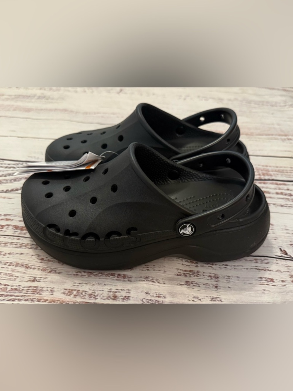 Crocs Baya Platform NWT Shoes Black W9